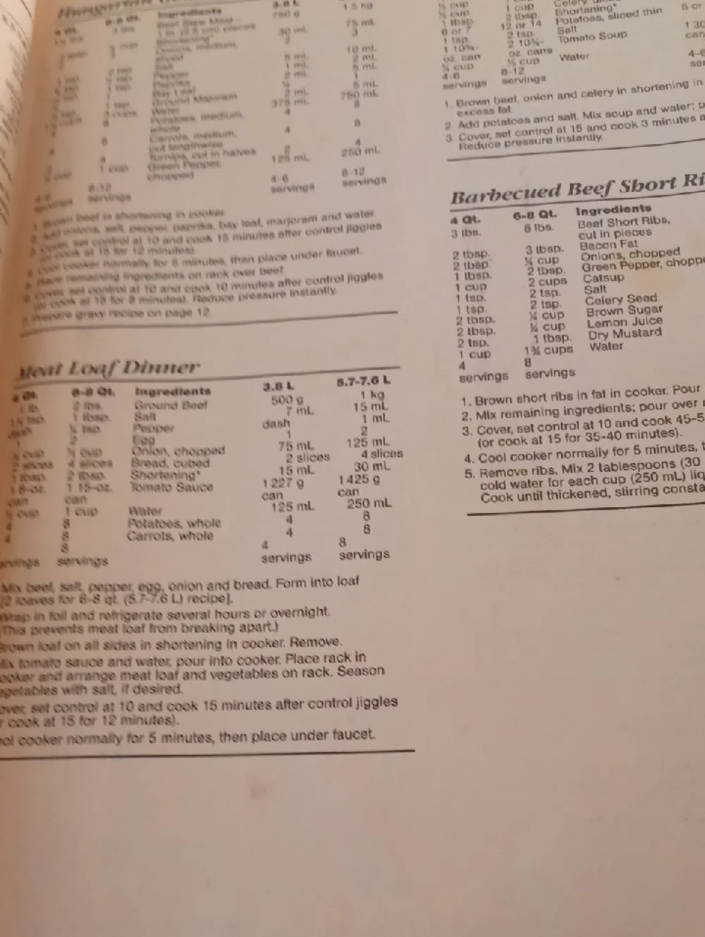 Mirro Blue & White Speed Cookers & Canners Recipe Book